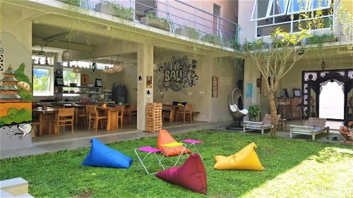 花園, 峇里島波波青年旅舍 (BalI Bobo Hostel) in 金巴蘭