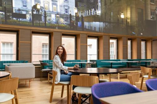 Bar/lounge, YOTEL Edinburgh near Scottish National Portrait Gallery