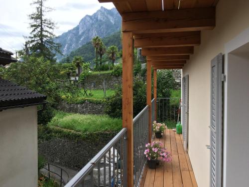 Balkon/terasa, Wild Valley Hostel - Villa Edera in Isorno