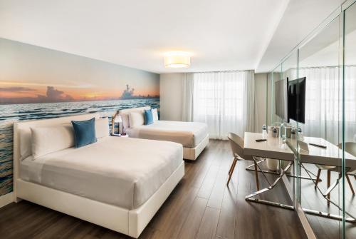 Deluxe Double Room with Two Queen Beds room in President Villa