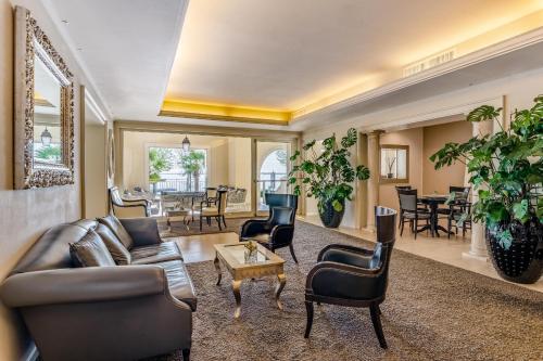 大堂, Villa Rosa Hotel Desenzano in 德珍扎諾戴爾加大郊區
