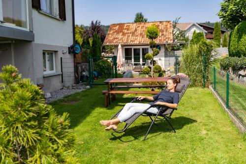 Ferienwohnung Metzler - Blick auf die Berge