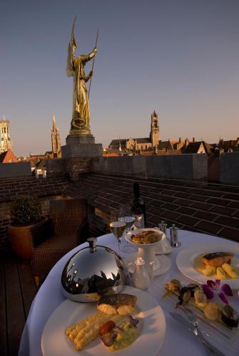 Balcony/terrace, Hotel Dukes' Palace Brugge in Bruges