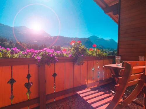 شرفة/ تراس, Ferienwohnung Saalbach Fieberbrunn in فيبغوبغن