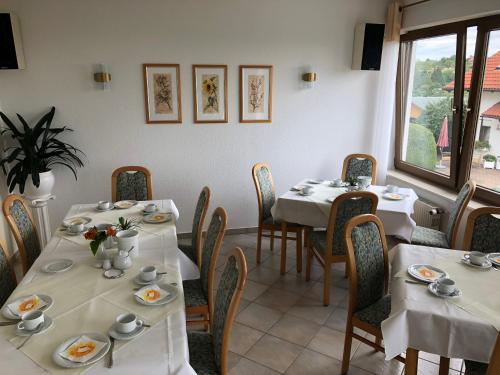 Étterem, Hotel Erfurtblick in Bruhlervorstadt