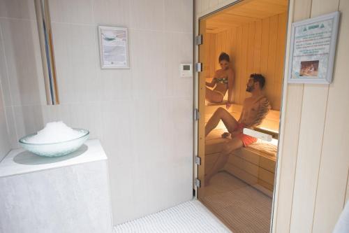Sauna, Eden Hotel y Spa Cannes (Eden Hotel and Spa Cannes) in Croisette