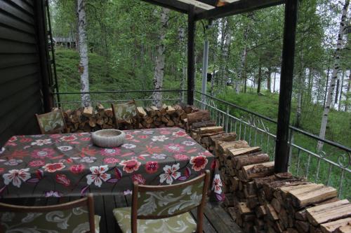 Μπαλκόνι/βεράντα, Birk Husky - guesthouse & cabins in Svanvik