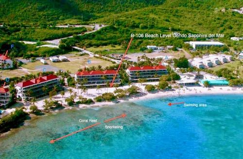 Sapphire del Mar B-106 Ocean Front Beach Level in 雷德胡克