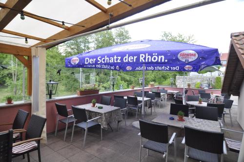 Rõdu/terrass, Landgasthof Lang Zum Adler in Kalbach