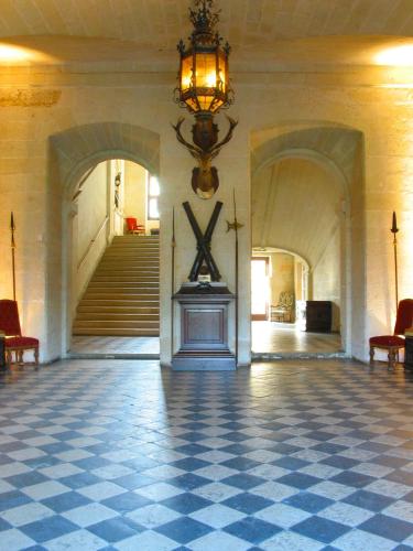 Empfangshalle, Chateau de Brissac in Brissac-Quincé