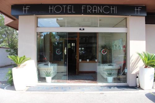 Entrance, Hotel Franchi in Florence