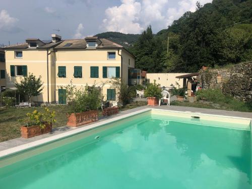  Appartamento indipendente in Villa privata con piscina e giardino, Pension in Genua bei Casella