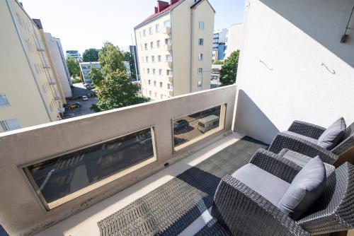 balkong/terrass, Mikkeli center apartment in Mikkeli