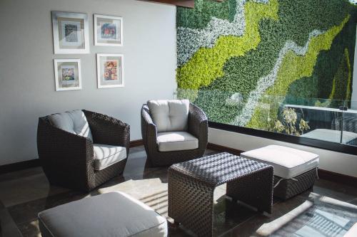 Balkong/terasse, Casa San Miguel Hotel Boutique y Spa in Zacatlan sentrum