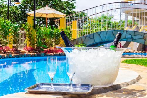 Swimming pool, Pousada Villa Real in Areia
