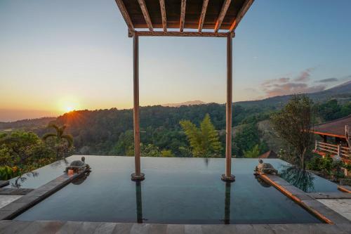 View, Rinjani Lodge in Senaru