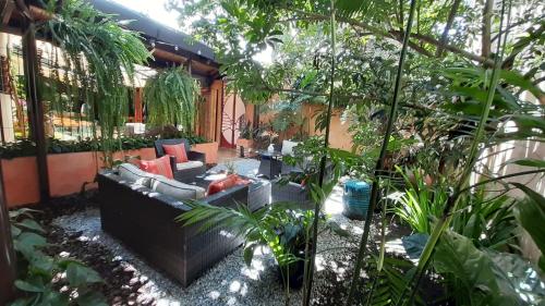 Giardino, Hotel Ciudad Vieja in Città del Guatemala