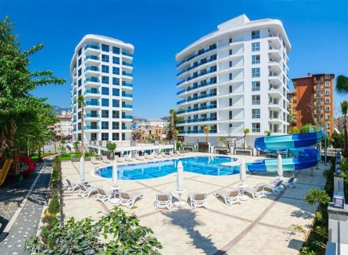  1+1, Elite Marine Residence, center in Alanya