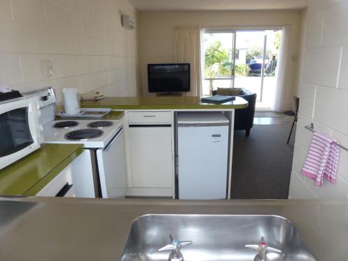 keittiö, Mana-Nui Motel in Whitianga