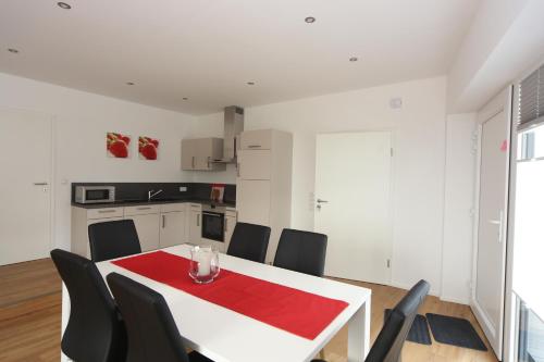 廚房, Villa Wasser in 赫斯特爾