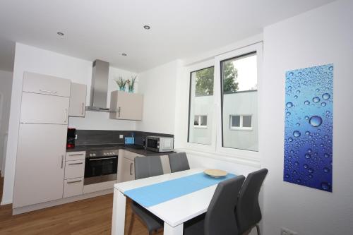 廚房, Villa Wasser in 赫斯特爾