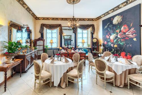 餐廳, Dwor Giemzow Hotel - Autostrada A1 in 羅茲市中心