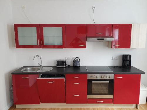 Konyha, Ferienwohnung Muldental in Grimma