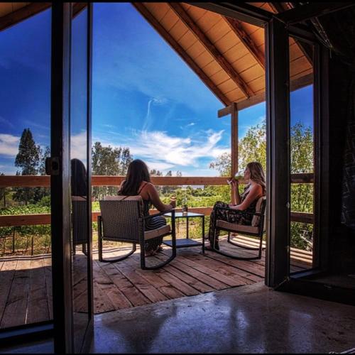 Erkély/terasz, Don Tomas Viñedo cabañas (Don Tomas Vinedo cabanas) in San Marcos