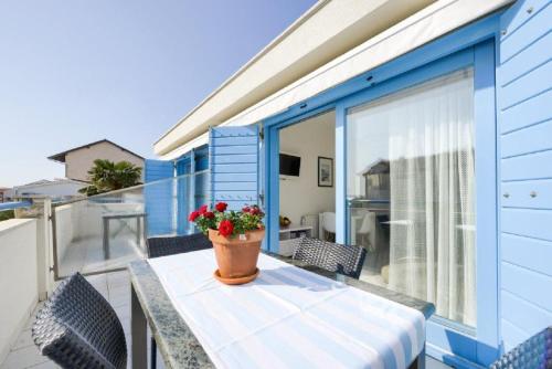 balkon/terras, Apartments Villa Pina in Srima