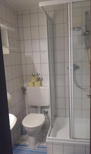 Fürdőszoba, Ferienhaus Groß in Greisdorf