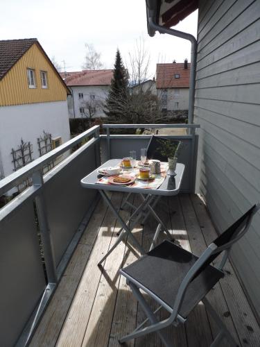 Balcony/terrace, Gastehaus Grath in Lindenberg im Allgau