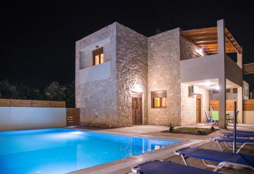 crete stone villas in Vlikhádha