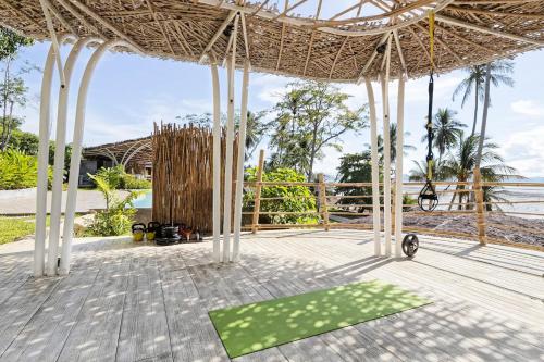 Fitness center, Jaiyen Eco Resort in Phang Nga