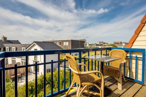 Erkély/terasz, Appartementen de Strandloper in Bergen aan Zee