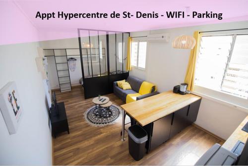 Appartement Hypercentre+ place de parking privée - Location saisonnière - Saint-Denis