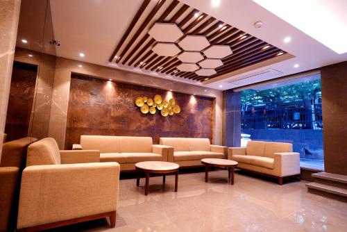 Lobby, Hotel Ritz in Pahar Ganj