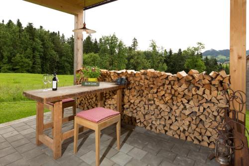 Viesnīcas āriene, Gartenstudio Waldblick in Andelsbuch