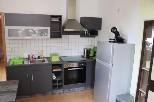 廚房, Gästewohnung Rüdiger (Gastewohnung Rudiger) in 基希貝格