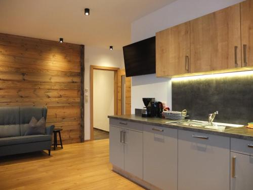 مطبخ, Apartment Haus Dahoam in Alpbach
