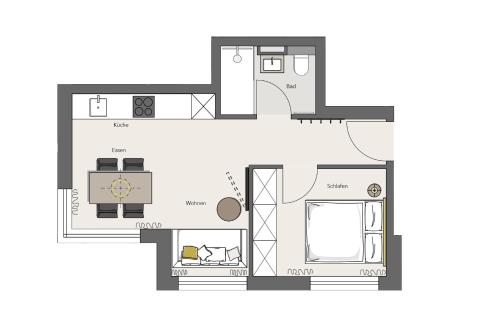 Modern apartment near downtown, Мюнхен (фото 8)