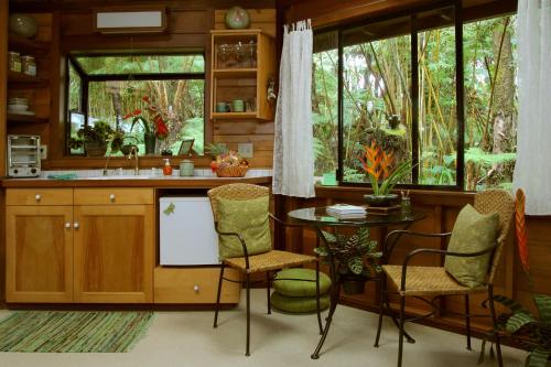Volcano Rainforest Retreat - 주방