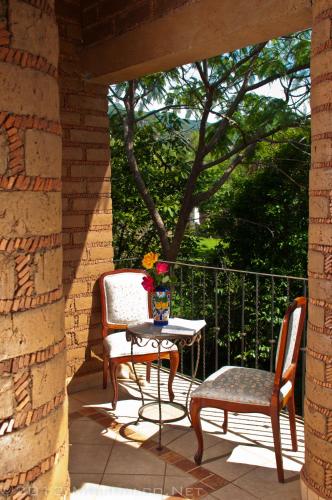 Erkély/terasz, Hotel Casa Pomarrosa in La Soledad