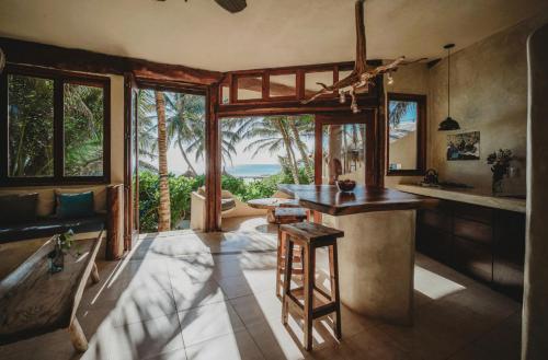 Beautiful house on beach zone Tulum in Tulum, Mexico