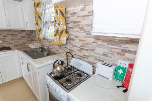 Kitchen, THE COTTAGE, SAINT DAVIDS in St. Micheal
