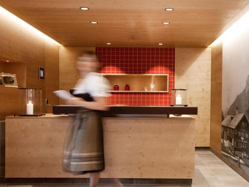大堂, Hotel Hubertus - Au Bregenzerwald in 奧