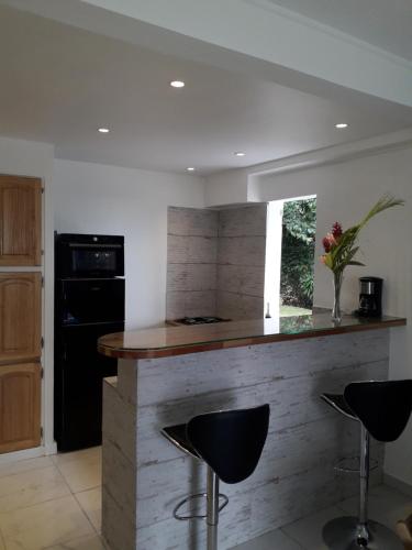 Cocina, Gîte Noasol (Gite Noasol) in Sainte Rose