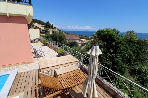 Belvedere ,Pyrgi,Corfu ,stunning Ipsos bay view