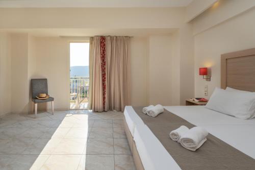 Dreibettzimmer, gartenblick