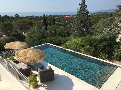 Villa du belvédère - la chambre mer chambre d'hôte Boulouris-sur-Mer