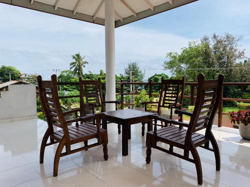 Balcony/terrace, Sam's Guest House in Unawatuna